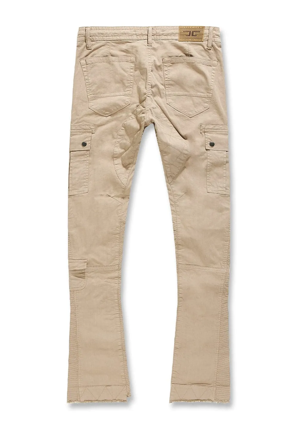 Sean Stacked - Aviation Cargo Pants (Khaki)