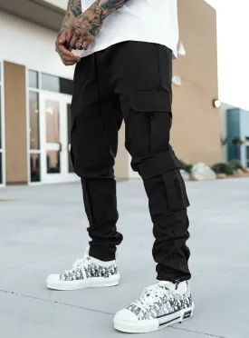 Utility Cargo Pants V10 in Black