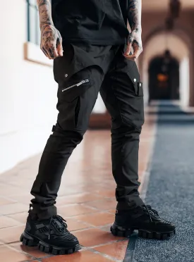 Utility Cargo Pants V11 in Black