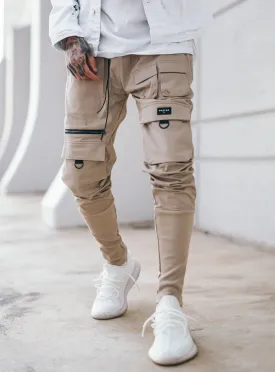 Utility Cargo Pants V7 in Beige