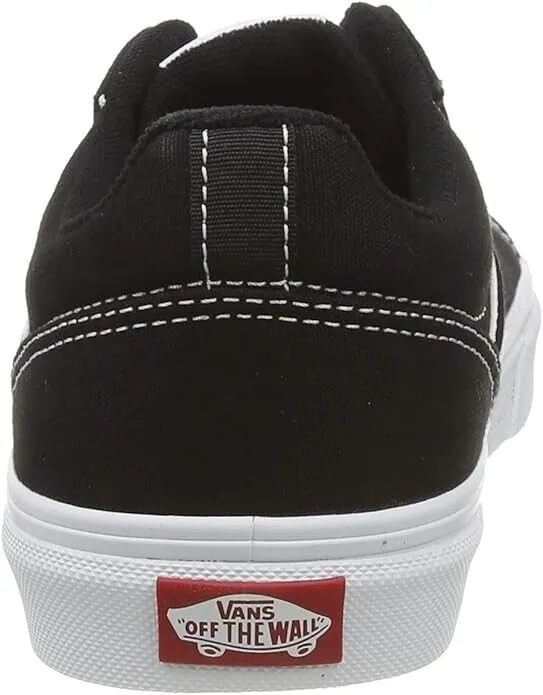 Vans Seldan VN0A4U22187 Womens Black White Canvas Low Top Skateboard Shoes KHO61