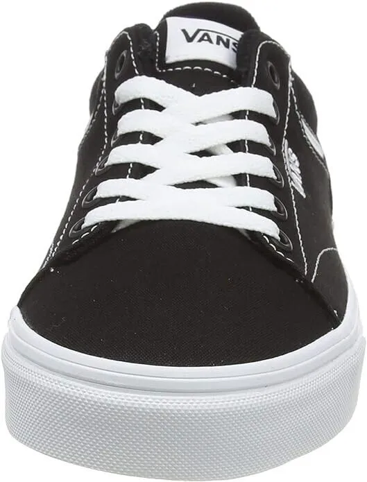 Vans Seldan VN0A4U22187 Womens Black White Canvas Low Top Skateboard Shoes KHO61