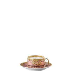 Versace meets Rosenthal La scala del Palazzo Tea cup and saucer pink