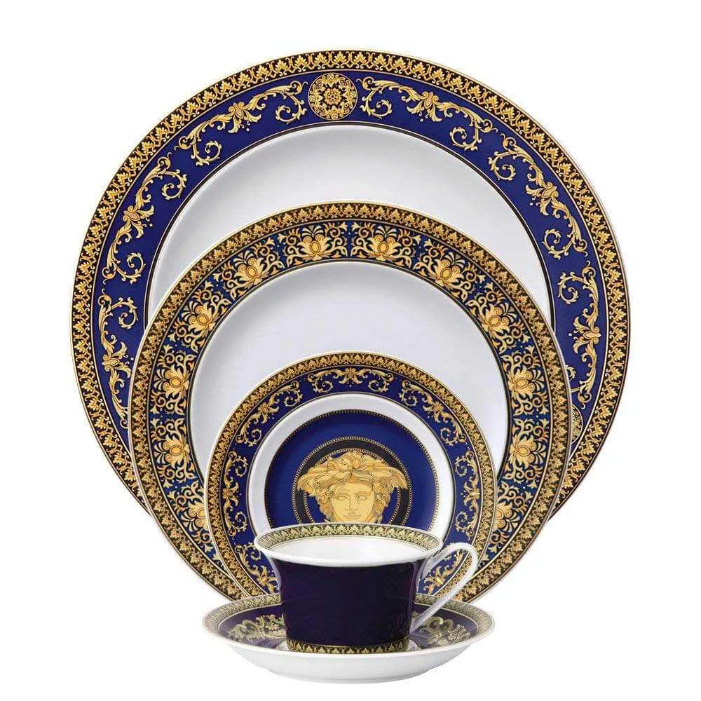 Versace meets Rosenthal Medusa Blue Coffee cup and saucer