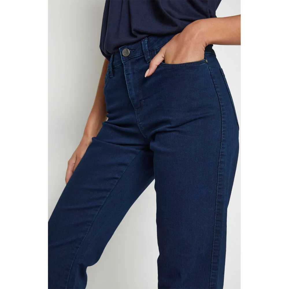 Vicky straight jeans dark blue denim