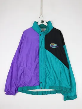 Vintage Napa Racing Windbreaker Mens XL Blue Purple Jacket