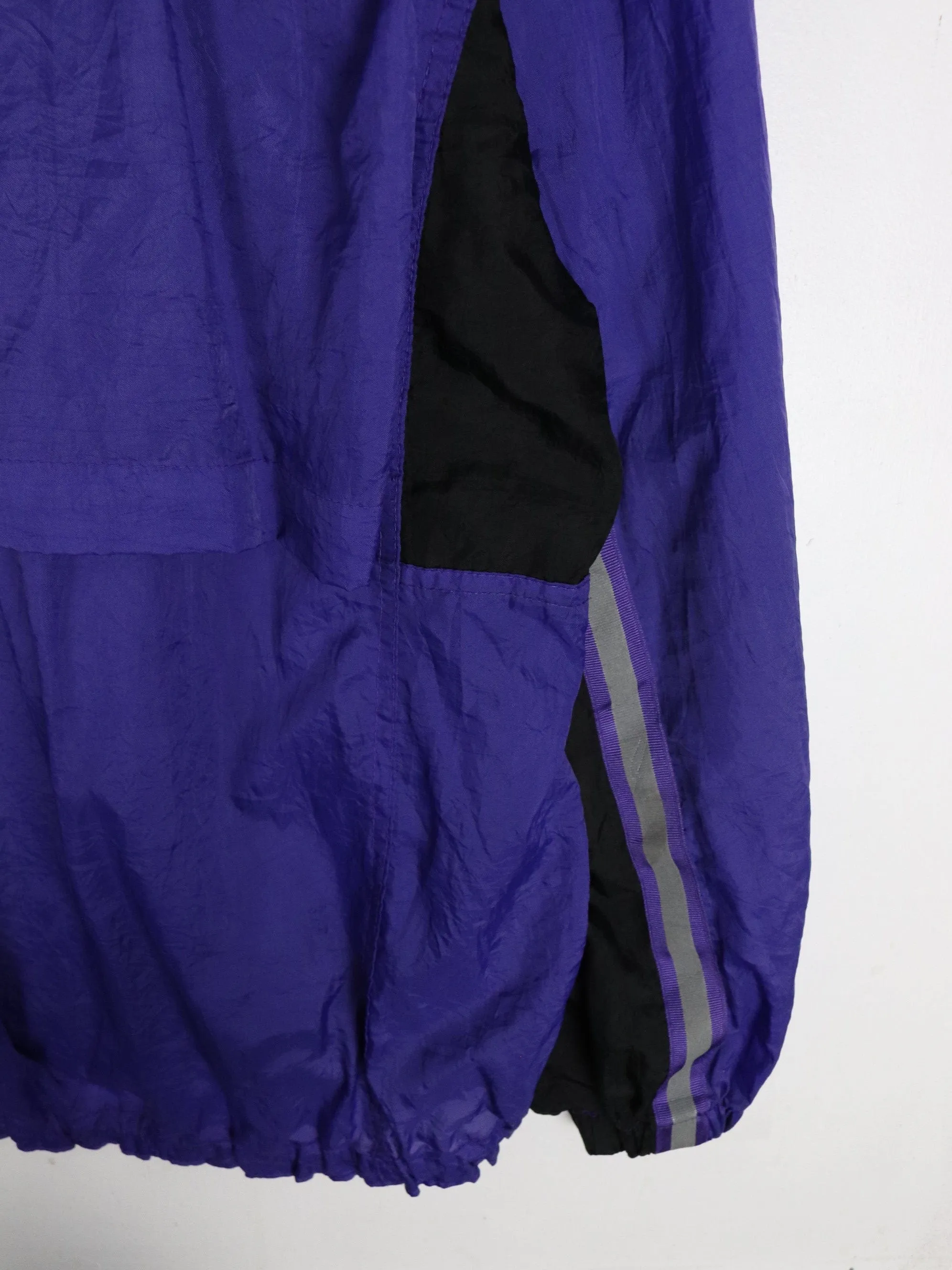 Vintage Tampa Bay Devil Rays Windbreaker Mens XL Purple MLB Jacket