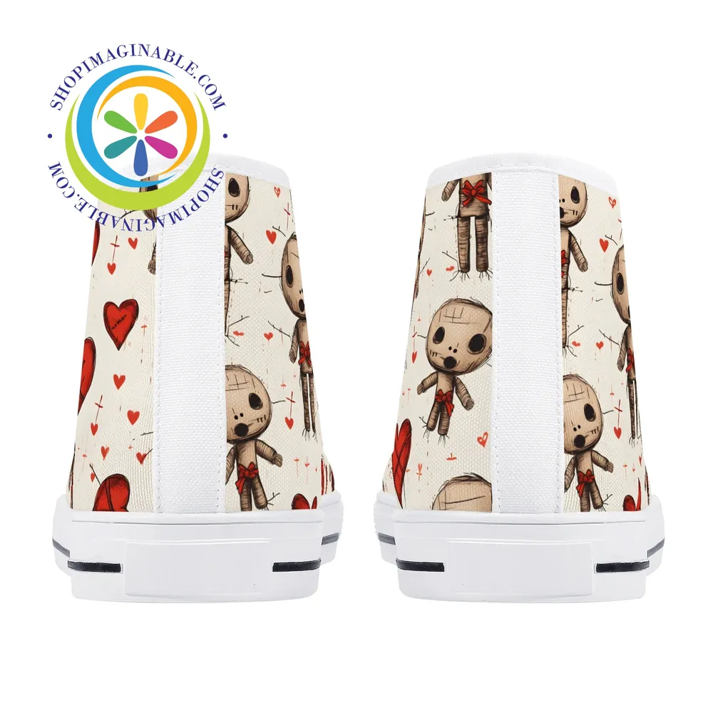 VooDoo Love Ladies High Top Canvas Shoes