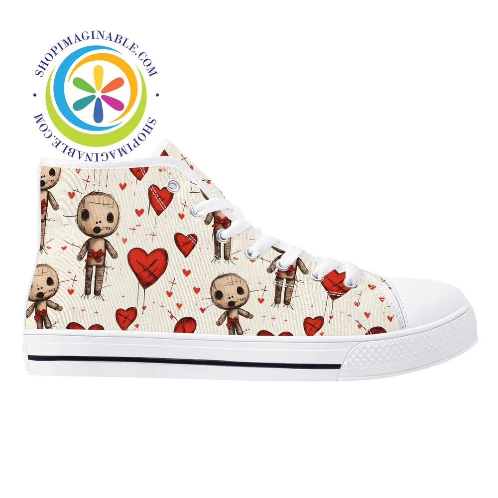 VooDoo Love Ladies High Top Canvas Shoes