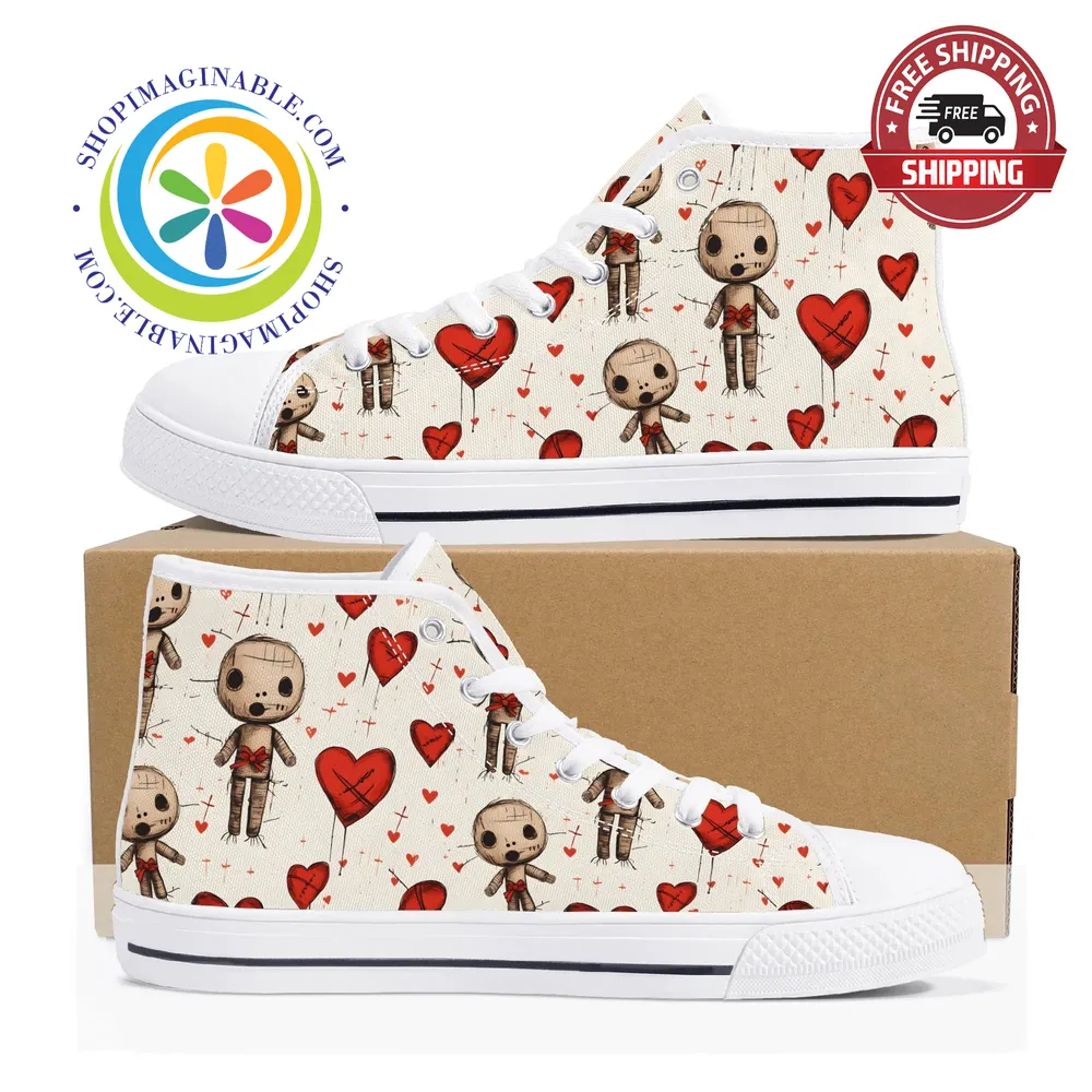 VooDoo Love Ladies High Top Canvas Shoes