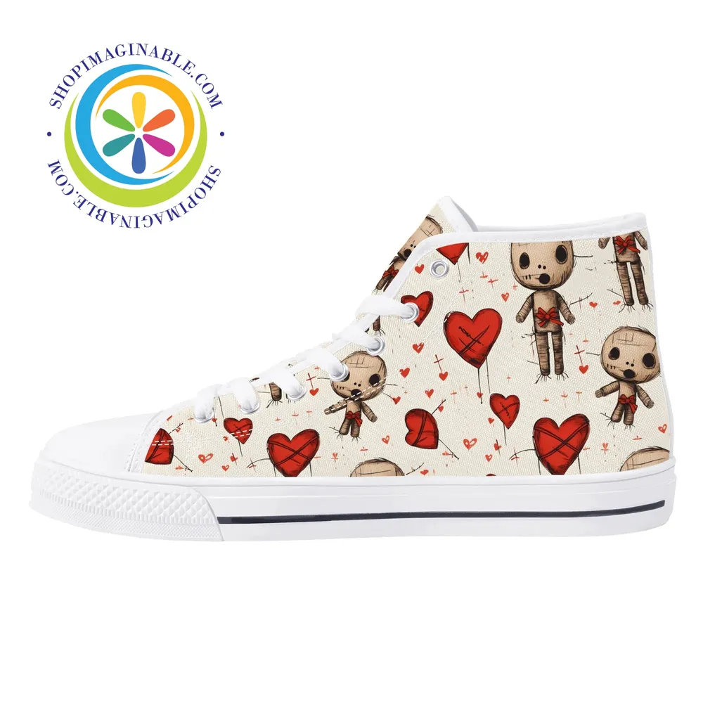 VooDoo Love Ladies High Top Canvas Shoes