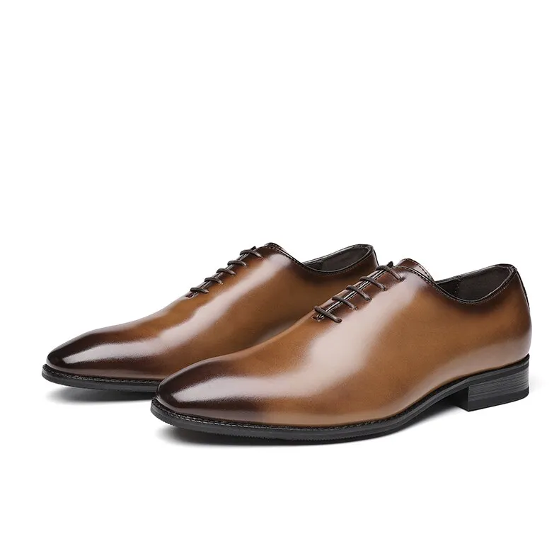 West Louis™ British Gentleman Genuine Leather Classic Dress Shoes