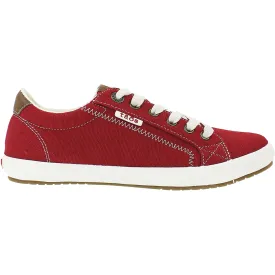 Women's Taos Star Burst Red Canvas