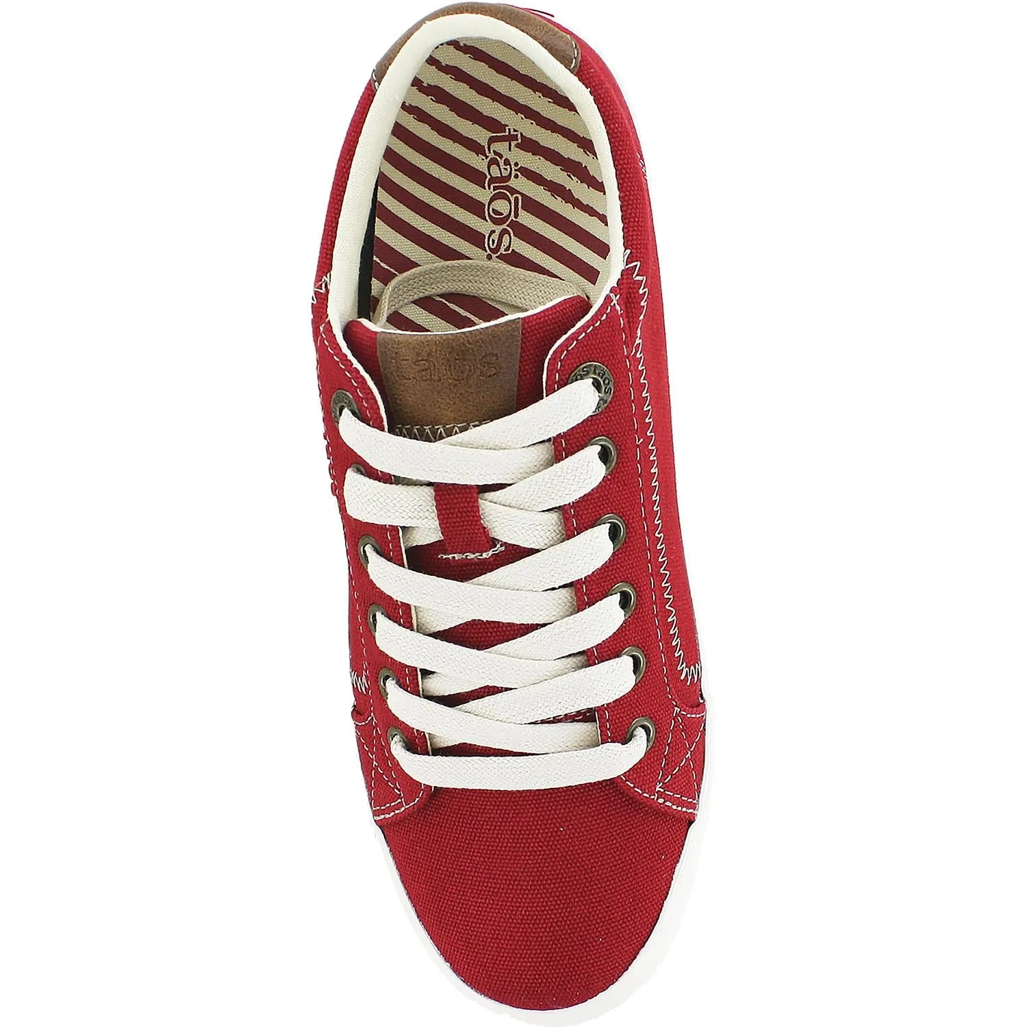 Women's Taos Star Burst Red Canvas